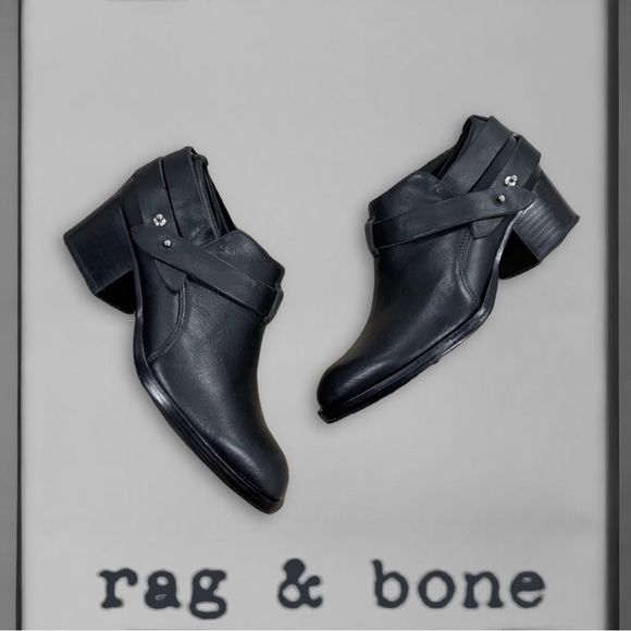 Rag & Bone Harley Boot in Black - Picture 14 of 15